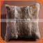 Top quality chinese rabbit fur real rabbit fur pillow