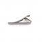 Hot selling 9mm wide board silver tie clip in China 50mm length for wholesale