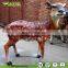 Supply many life size animals animatronic deer display for kids