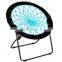 Bungee Dish Chair Round Bungee Chair Folding Comfortable Lightweight Portable for Indoor Outdoor Events