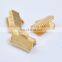 fashion 2015 style gold small metal clasps cord end clasp for cord ends