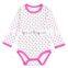 Wholesale long sleeve newborn baby romper cotton baby clothes bodysuit for kids