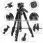 MACTREM PT55 Aluminum Alloy + ABS Camera Tripod with 3 Way 360 Degree Panhead for Canon for Nikon