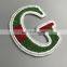 Excellent quality sew on embroidery 3D style sports jersey letter chenille patch