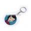 Custom epoxy metal keychain wholesale