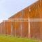Corten Steel Fence Wall weathering steel