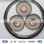 3.6/6kv-26/35kv Three cores XLPE insulated copper tape shielding PVC sheathed steel tape armoured power cable