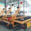 Air glass cutting table with loading arm