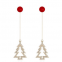 earring  christmas style