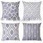 Square Decorative Throw Pillow Cases Outdoor Cushion Covers 18 X 18 for Sofa Bedroom