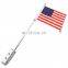 Motorcycle Saddle Bag Guard Bar Flag Pole Hard Stretched Luggage Rack Rear Side Mount For Harley Touring