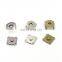 14mm/18mm Hidden Flower Sewable Metal Magnetic Snap Button For Handbag