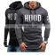 Wholesale custom factory price men's spring and autumn plus size fashion long-sleeved hooded casual sports pullover jogging suit