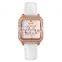 Luxury Brand SKMEI 1768 Leather Quartz Watch Ladies Dress Diamond Wristwatch Casual Women Bracelet Watch