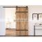 MDF flush solid wood frameless single interior room door