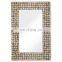 metal enamel tall wall mirror