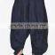 Indian Women Cotton Navy Blue Color Dhoti Patiala Salwar Trouser Baggy Pants Ethnic Wear Casual Wear Traditional Loose Fit Pant