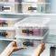 Fresh-keeping box refrigerator storage box sealed plastic storage box bin with scale kitchen supplies