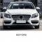 2015-2018 w205 front bumper kit upgrade to 2019 facelift body kit for mercedes benz w205 body kit