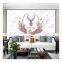 Hot Selling Fabric Customized 3D 5D 8D Wall Mural Home Decoration Fabric Wall Panels Drop Ship
