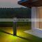 Outdoor Garden Pillar Lights Projector Pattern Decor Landscape Lighting For Yard Path Villa Post LED Bollard Lamp