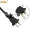 DJ005D AC Power Cord Plug NEMA 1-15P 2 Pole 2 Wire Male Plug Vacuum Cleaner Power Cords Plug