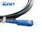 Sc/UPC-Sc/UPC Black FTTH Indoor outdoor Drop Cable Patch Cord