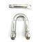 JRSGS European Type Polished Stainless Steel 304/316 D Shackles