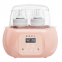 Milk warmer thermostat 2 in 1 hot milk warmer baby bottle heating insulation sterilizer with remote control