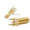 Reverse polarity SMA jack female edge PCB RP SMA female PCB mount