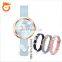 2020 DK&YT Attractive Design 3ATM Pink Alloy Women Wrist Watch Hand Watch for Girl Gift Watch Set