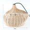 Indoor Minimalist woven rattan wall lamp shade natural ceiling pendant lampshade