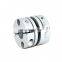 Clamp Tight CNC Motor Disc Shaft aluminum Alloy Clutch Circular single Diaphragm Coupling for sale