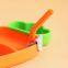 Cute Carrot Shape Plate Cutlery Set Baby Silicone Feeding Set