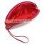 Fashion Elegant Red Crocodile Pattern Cosmetic Bag Synthetic Leather Shell Cosmetic Bag