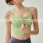 Sports shock wears outside underwear women summer with zipper running high strength training fitness yoga sports vest bra