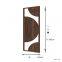 Small Portable Collapsible Partition Wooden Screen