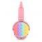 Portable Led RGB Colors Blue Tooth Headset Girls Women Cute Cat Ear Earphone Bt Wireless Headphones with Microphone