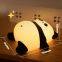 EGOGO New Arrivals Cheap Price Kids Baby Room Silicone Cute Panda Led Children Night Light Soft