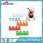 4-Cup Shaped Silicone Ice Cube Shot Glass Freeze Mold Maker Ice Tray