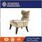 Classic style hotel bedroom furniture lounge chair & ottoman manufacturer