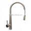 Supply Brass Chrome Plating 360 Degree Rotation Brushed Kitchen Mixer Tap Pull Out Brushed Kitchen Faucet