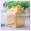 Sweet cake box for wedding laser cut paper candy box like bird cage Chinese manufacture and wholesaler TH-114