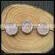 Wholesale LFD-0032B Natural Druzy Agate Pave Rhinestone Crystal Connector Beads For Making Bracelet Jewelry Finding