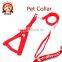 Foam Nylon Harness with Solid Household Dog Leashes