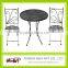 2015 metal folding table set black metal table outdoor metal table