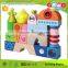 Top Quality Beechwood Made Kids Toy 16pieces Cordoba Wooden Block Set