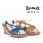 2015 high quality women shoes,charming sexy girls wedge sandals,hot sale fancy styles women sandals