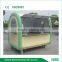 WK220C four wheel hand push food cart/food kiosk/food van/food trailer