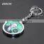 44mm Casino Poker Chip Holder Random Print 40mm Clay Coins Chips Zinc Alloy Metal Casino Poker Chips Keychain Custom
